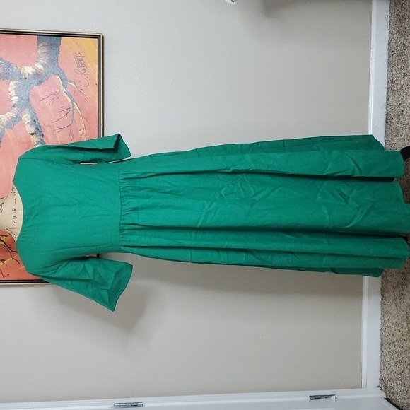 Floryday Emerald Green Summer Maxi Dress Size XS - Picture 3 of 6